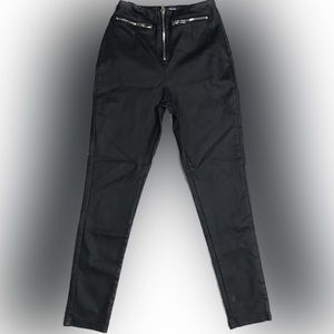Princess Polly black leather pants